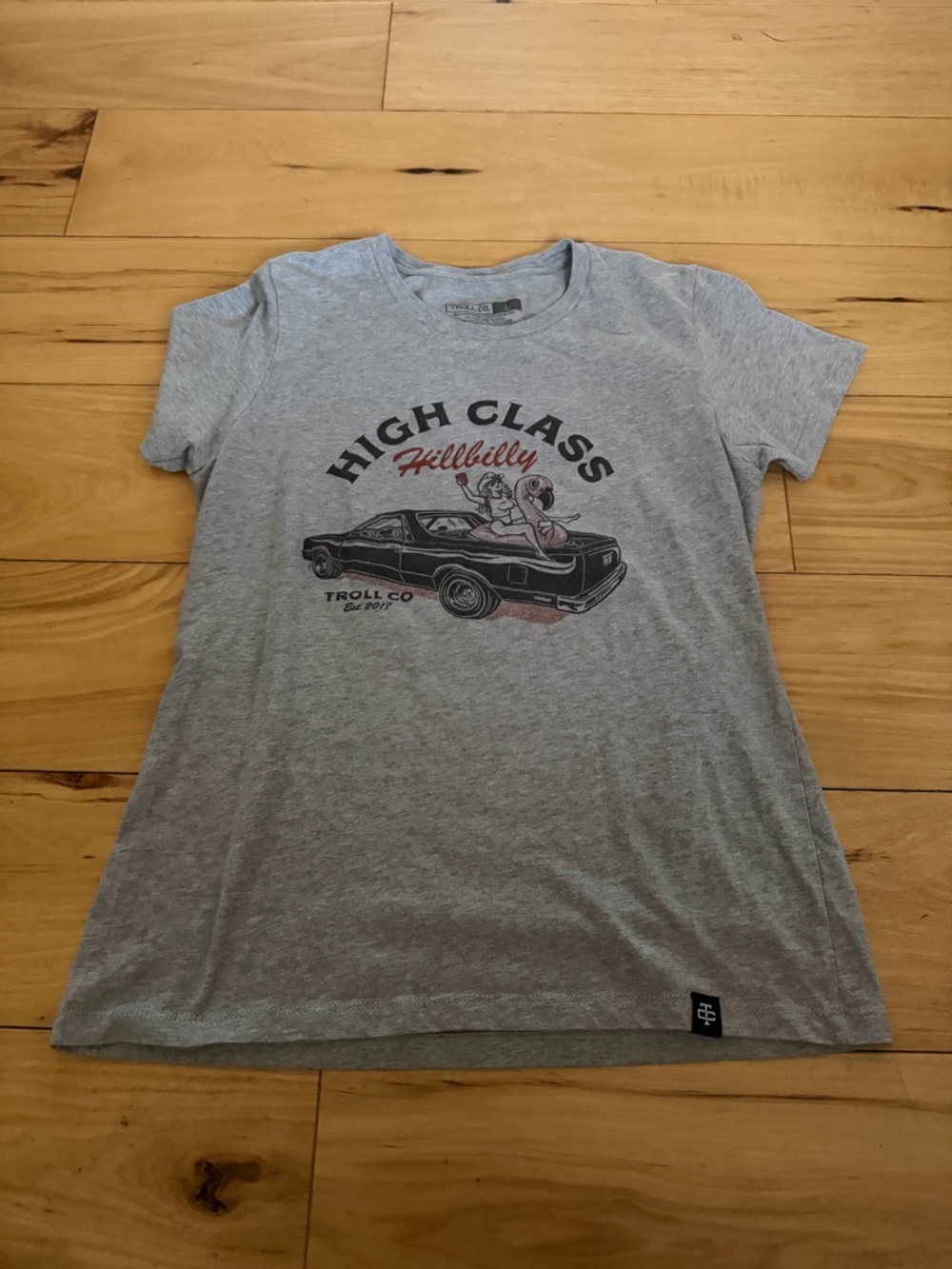High Class Hillbilly Graphic Tee - Heather Gray